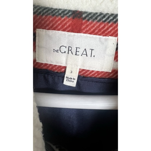 The GREAT Size 3 Large The Cabinmate Plaid Toggle Wool Blend Hooded Jacket NWOT - Picture 9 of 13